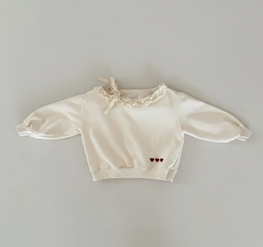 Off-Shoulder Frill Tee