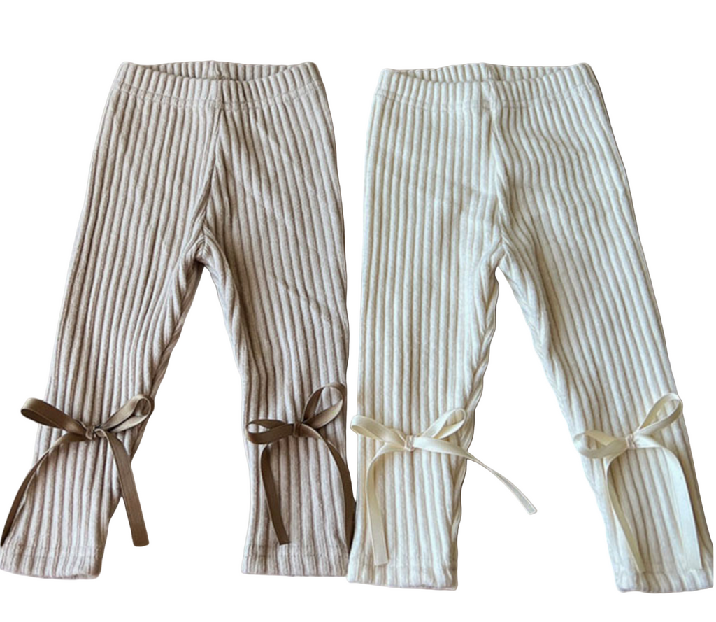 Bow Organic Cotton Leggings