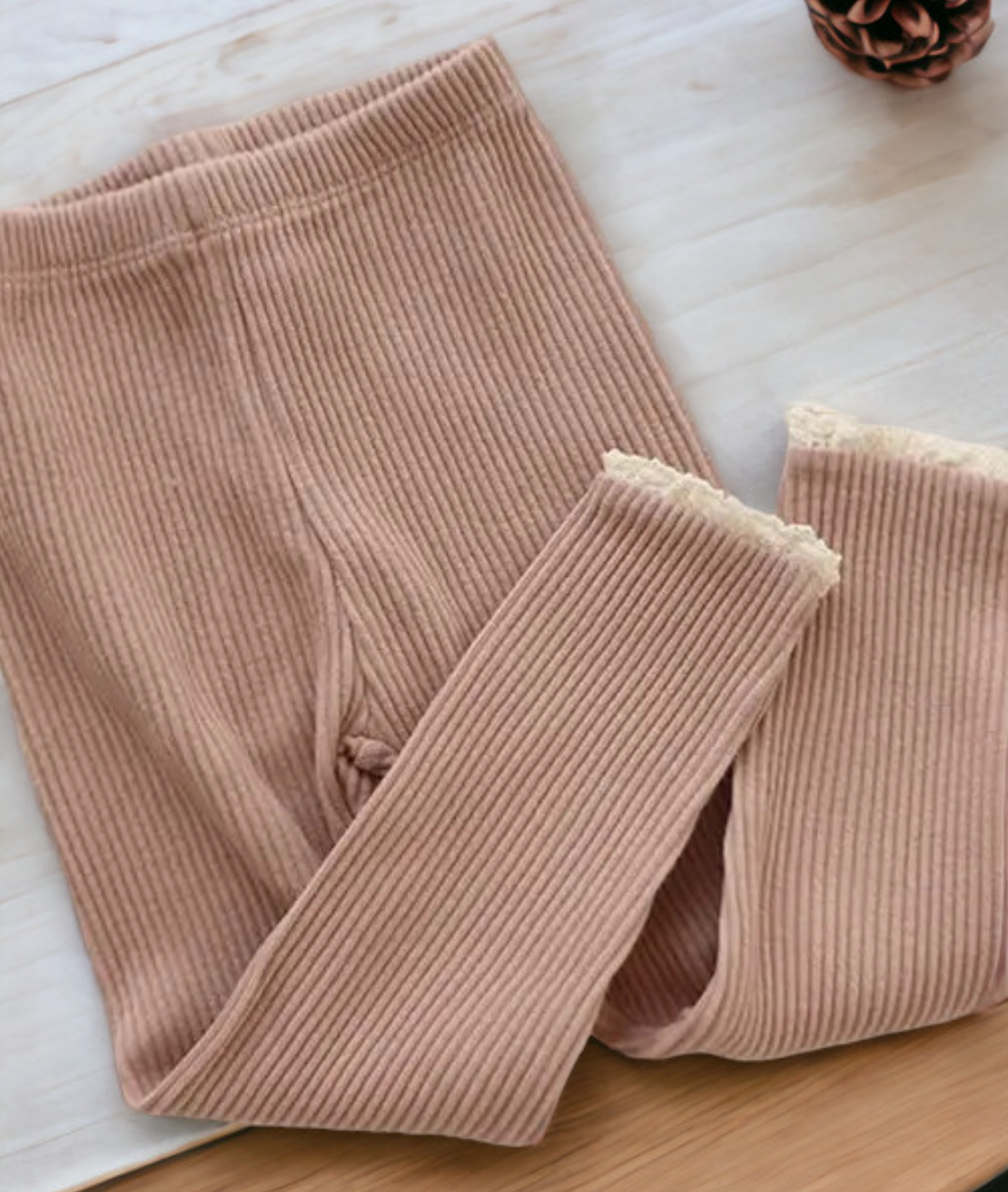 Organic Cotton Ruffle Leggings