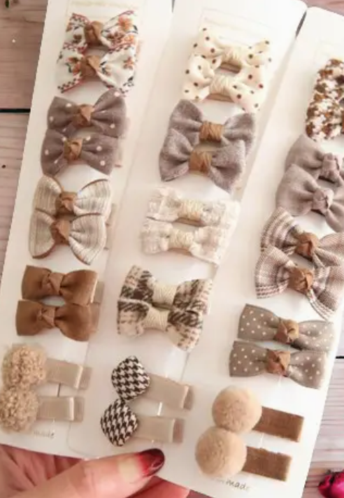 Hair Clip with Stitch