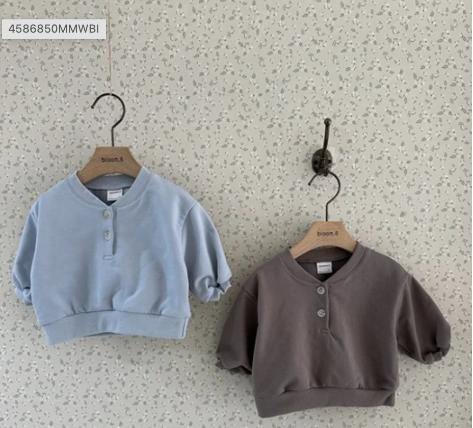 Henley Sweatshirt/Jogger Set