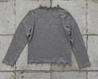 Soft Frill Lettuce Edge Tee