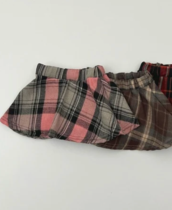 Plaid Mini Skirt