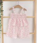 Smocked Strap Top Set