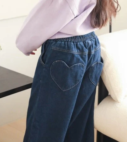 Heart Pocket Denim