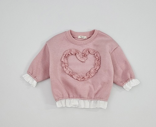 Heart Frill Sweatshirt
