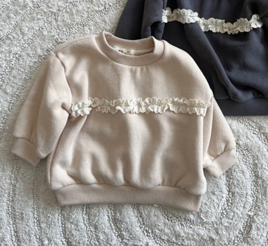 Lace Sweatshirt and Pants