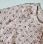 Flower Waffle Cardigan