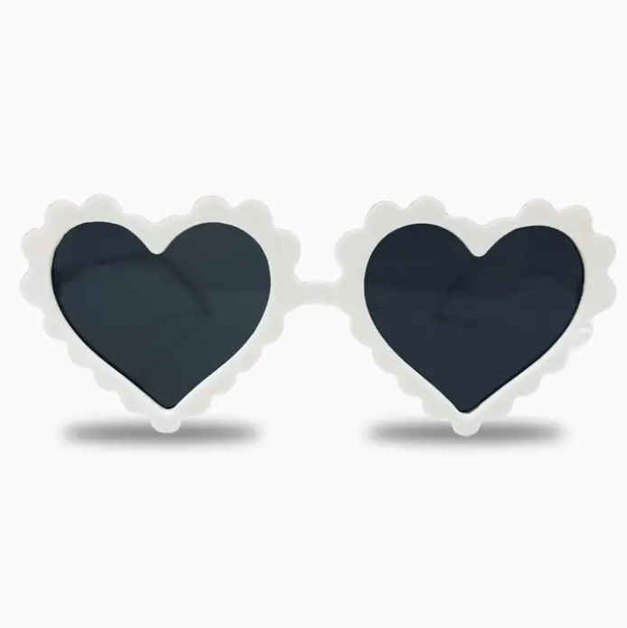 Scallop Heart Sunglasses