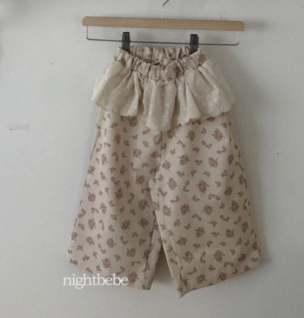 Rose Lace Pants
