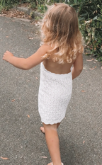 Sophia Knit Dress White