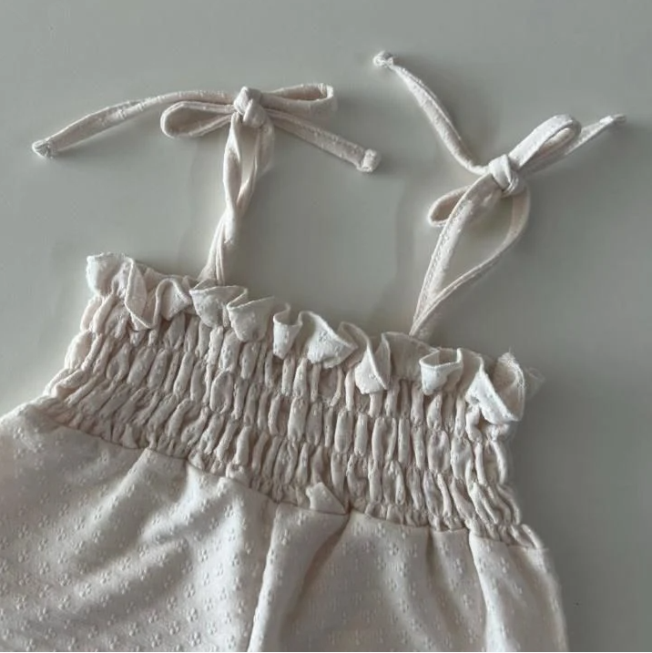 Smocked Jumpsuit