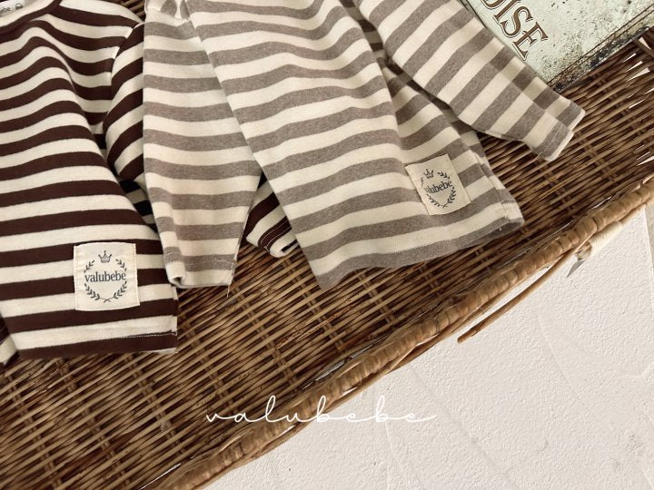 Beige Stripe Tee