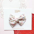 Valentine's Day Bow on Clip