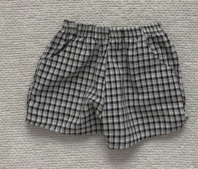 Check Pocket Shorts
